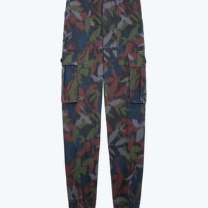 Zadig & Voltaire Multicolored Cargo Pants Women’s Size 34 NWT